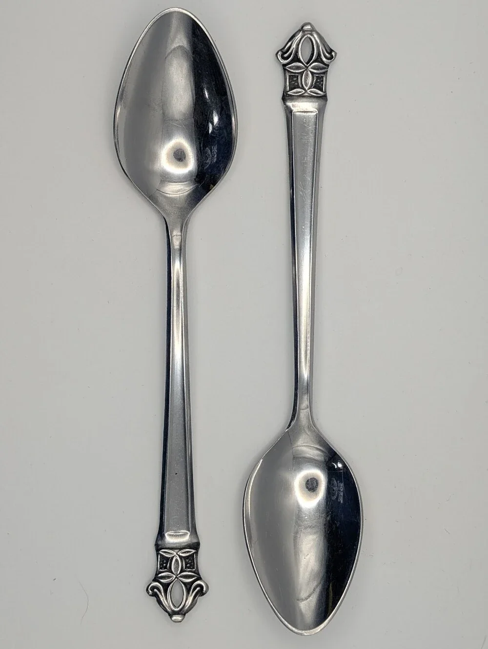 Ekco Eterna Padua Custom Stainless Japan Place Spoons - Set of 2 |  1 of 3 | MCM